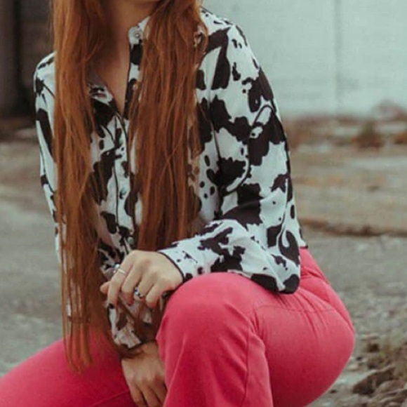 Fashion Express USA Western Snap Women’s Long Sleeve Shirt - Picture 7 of 15